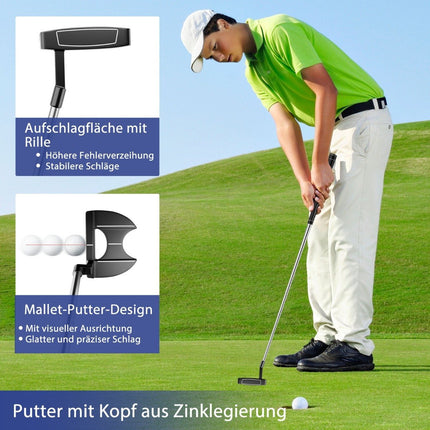 9-teiliges Golfschläger-Set für Herren (Rechtshänder) mit Hauben