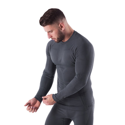 Herren Thermoaktiv-Oberteil Grau, S/M