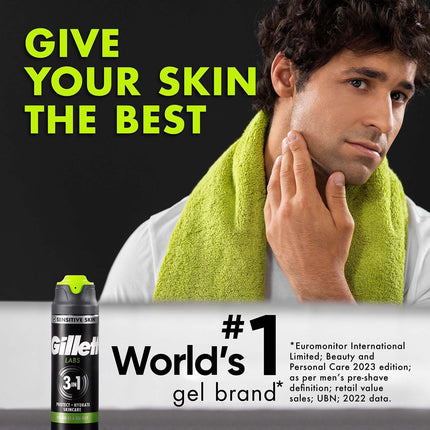Men's Shaving Gel, 198ml – Alcohol-Free, Cooling Formula