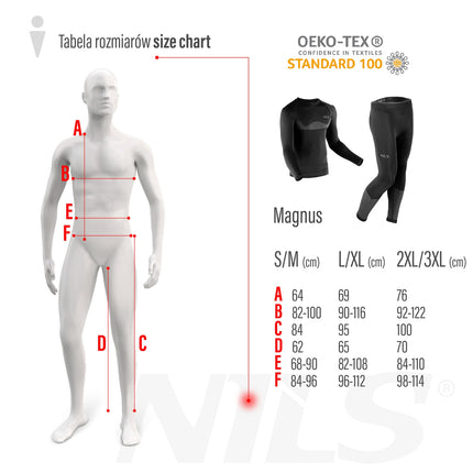 Men's Thermoactive Pants, Black, 2XL/3XL