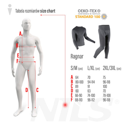 Men's Thermoactive Top, Gray, 2XL/3XL