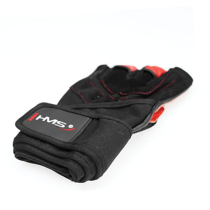 Herren XXL Fitnesshandschuhe, Schwarz/Rot