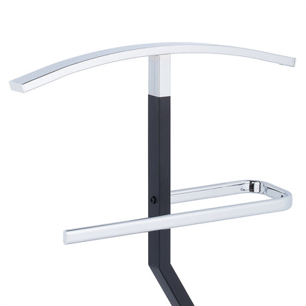 Men's valet in black and silver