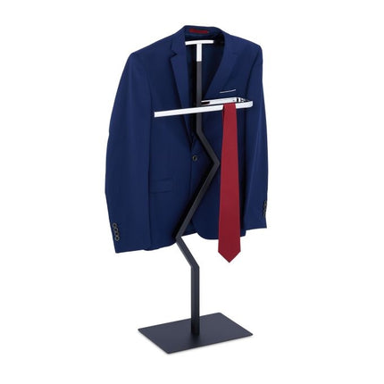 Men's valet in black and silver