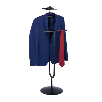 Men's valet set in black with shelf