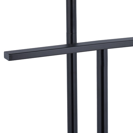Men's valet set in black with shelf