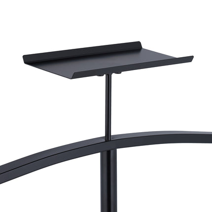 Men's valet set in black with shelf