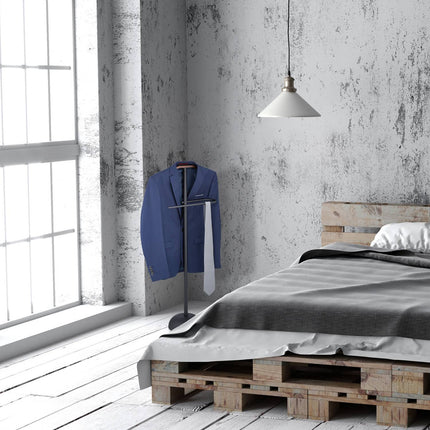 Men's valet set in black & wood look