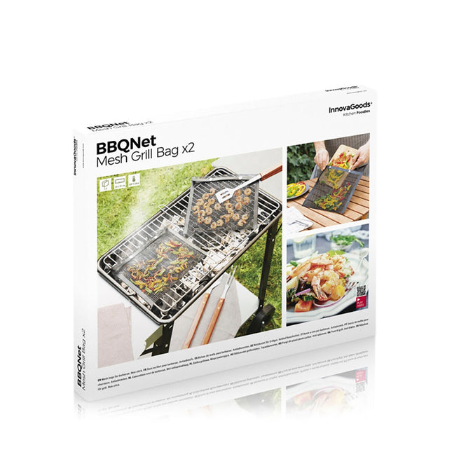 Netzbeutel für Grill BBQNet InnovaGoods (2er-Pack)
