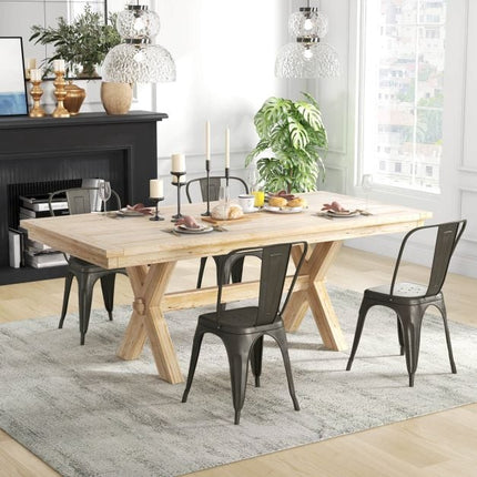 Metall Barhocker 4er-Set, 45 cm, abnehmbare Rückenlehne