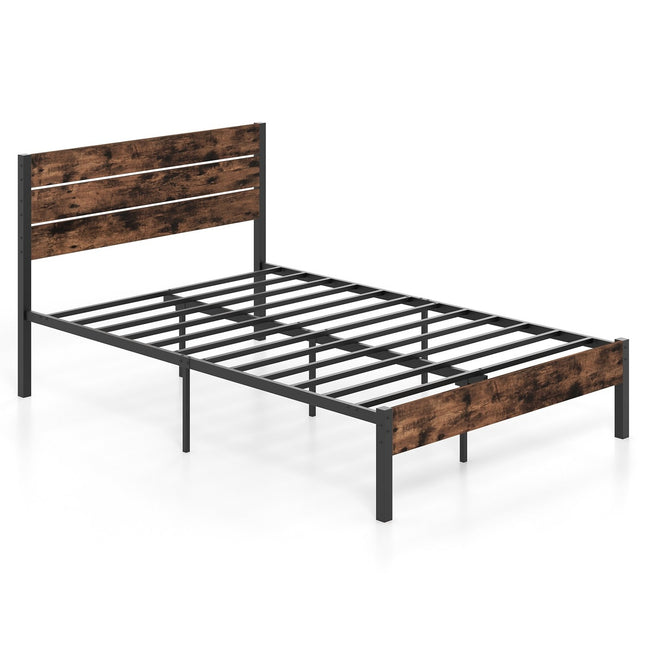 Kovový rám postele pro matraci 200x140 cm s úložným prostorem