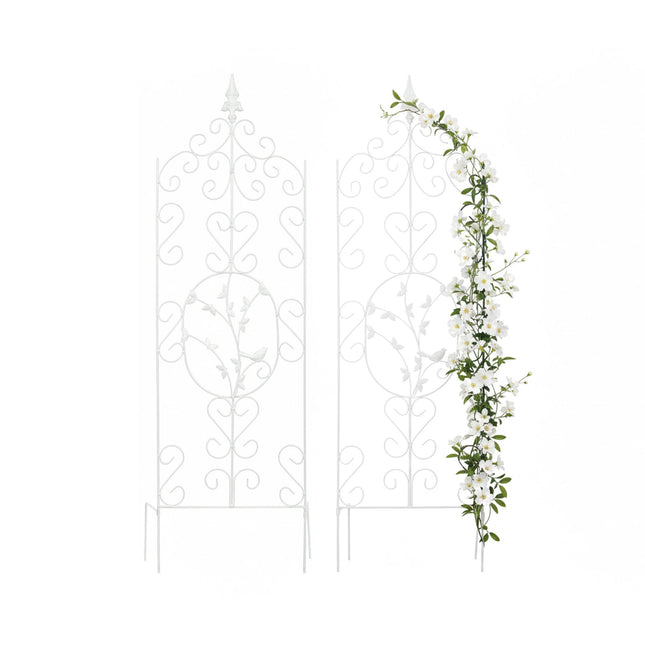 Rankhilfe aus Metall für Rosen und Rankpflanzen