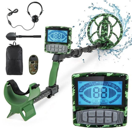 Metal Detector, 5 Modes, Adjustable Shaft, Waterproof Coil