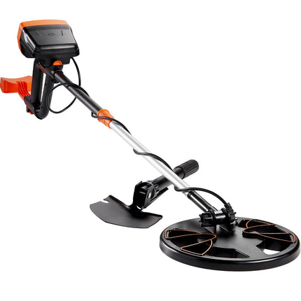 Metal Detector, 8-Inch Waterproof Coil, LCD, Adjustable