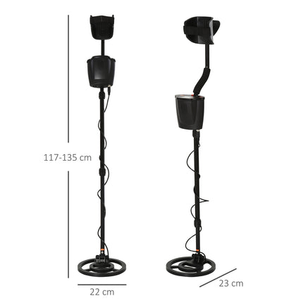 Waterproof metal detector - for professionals and beginners, Ø22cm coil