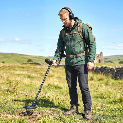 Metal Detector Set with Shovel & Headphones, 18cm Depth