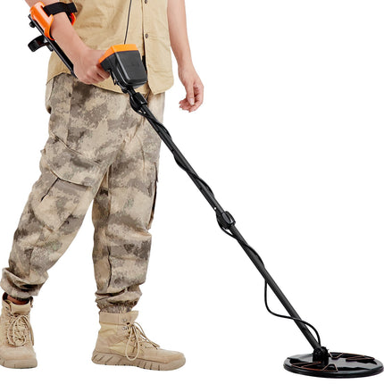 Metal Detector With 10-Inch Waterproof Coil, LCD, 7 Modes