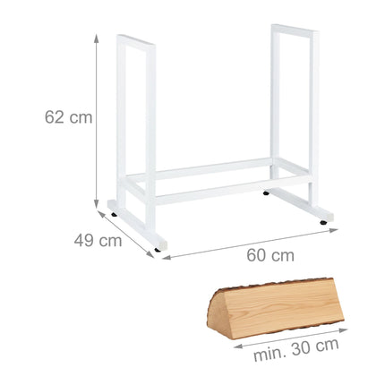 Metal Firewood Rack – Sturdy Iron Log Holder
