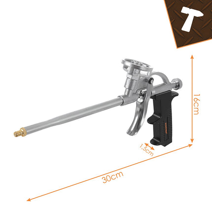 Metall-Schaumpistole mit einstellbarem Durchfluss und rutschfestem Griff
