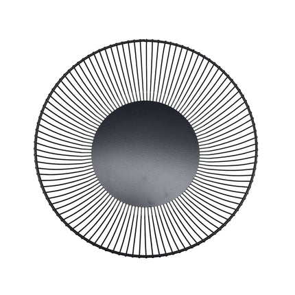 Kovová mísa na ovoce, velký mřížkový design, otevřená síť