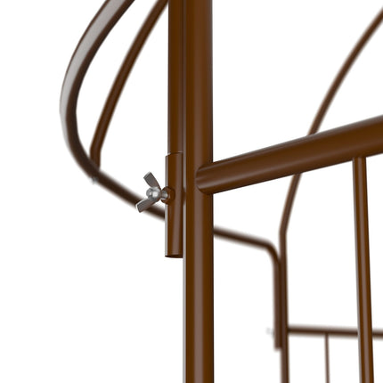 Gartenlaubenpavillon aus Metall – Vogelkäfig-Form, freistehend