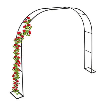 Kovová zahradní pergola se stojanem – opora pro popínavé růže