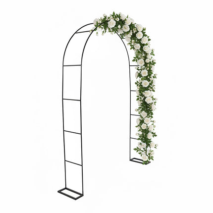 Metall-Gartenbogen mit Ständer für Kletterpflanzen