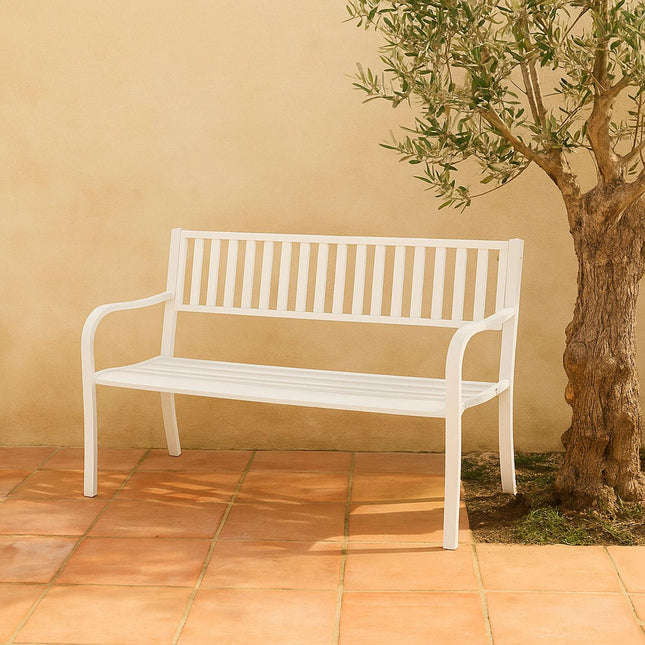 Gartenbank Metall – Dekorative Outdoor-Sitzgelegenheit