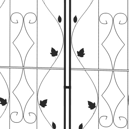 Metal Garden Trellis Set, 2-Pack, Rust-Resistant Steel