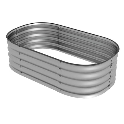 Metall-Hochbeet, offener Boden, 105 x 62 x 30 cm