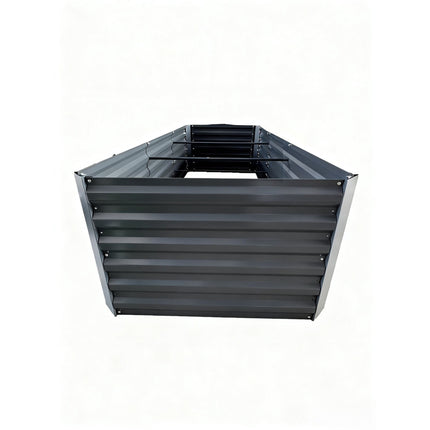 Metall-Hochbeet, 57x240x90cm, verzinkter Stahl
