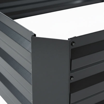 Metall-Hochbeet, 57x240x90cm, verzinkter Stahl