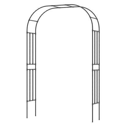 Rosenbogen aus Metall, Rankgitter für Kletterpflanzen, Rankbogen, groß, Dekobogen