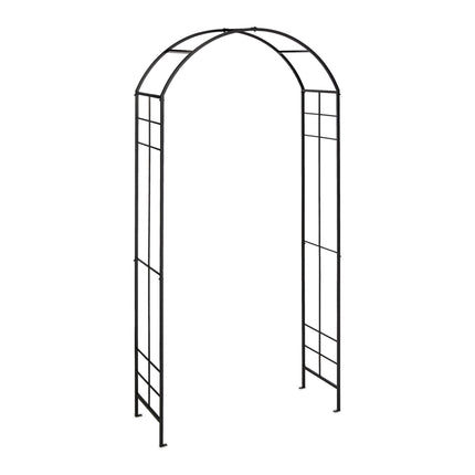 Metal Rose Arch in Black