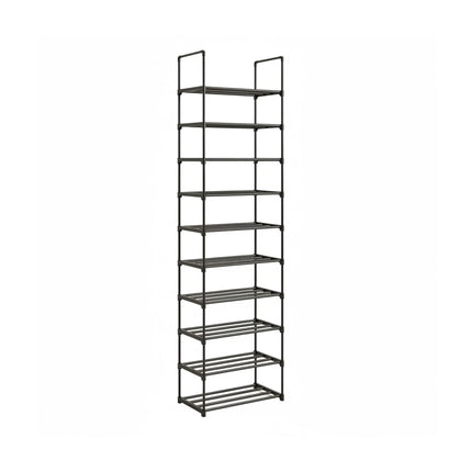 Metal Shoe Rack – Slim, Tool-Free, Adjustable Tiers