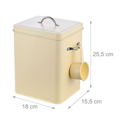 Metall-Aufbewahrungsbox mit Deckel, 6L Fassungsvermögen