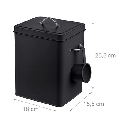 Metall-Vorratsbox mit Deckel, 6L Fassungsvermögen