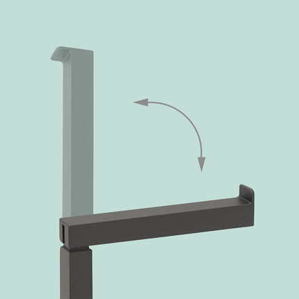Metal Toilet Roll Holder with Brush – Freestanding Design