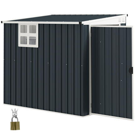 Metallgerätehaus 2,7 m² – wetterfest mit Fenster und Schloss
