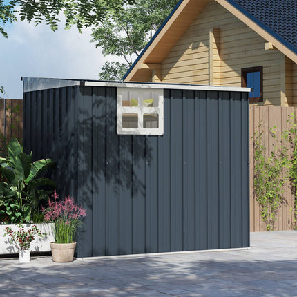 Metallgerätehaus 2,7 m² – wetterfest mit Fenster und Schloss