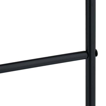Metal Towel Ladder Rack, 3 Rungs, Black