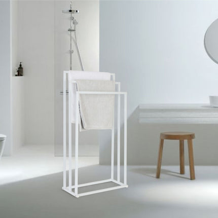 Metal Towel Stand, 3-Bar, Freestanding Design
