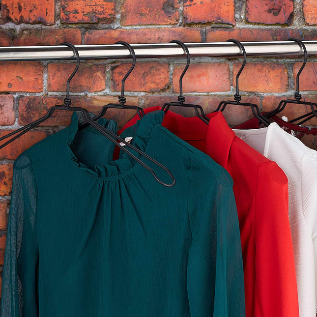 Metal clothes hangers - set of 12