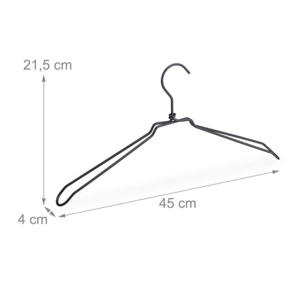 Kleiderbügel aus Metall - 12er-Set