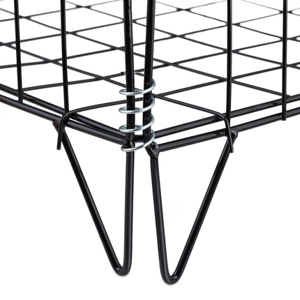Composteurs métalliques avec grille de fond, lot de 2