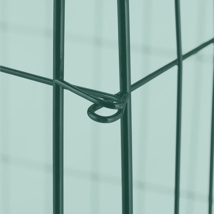 Metallkomposter mit Bodenrost