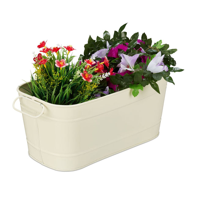 Blumenkasten aus Metall