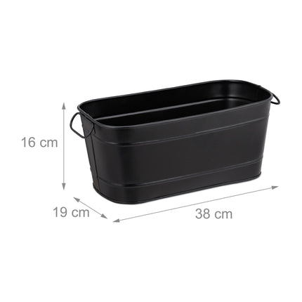 Metal flower box