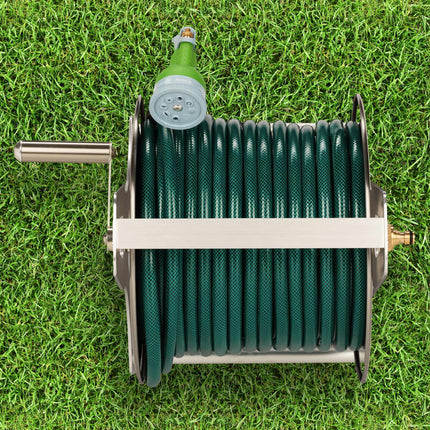 Metal hose reel