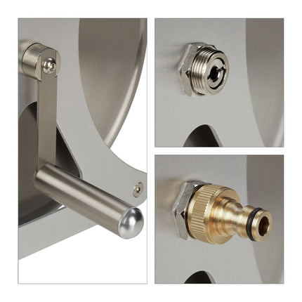 Metal hose reel